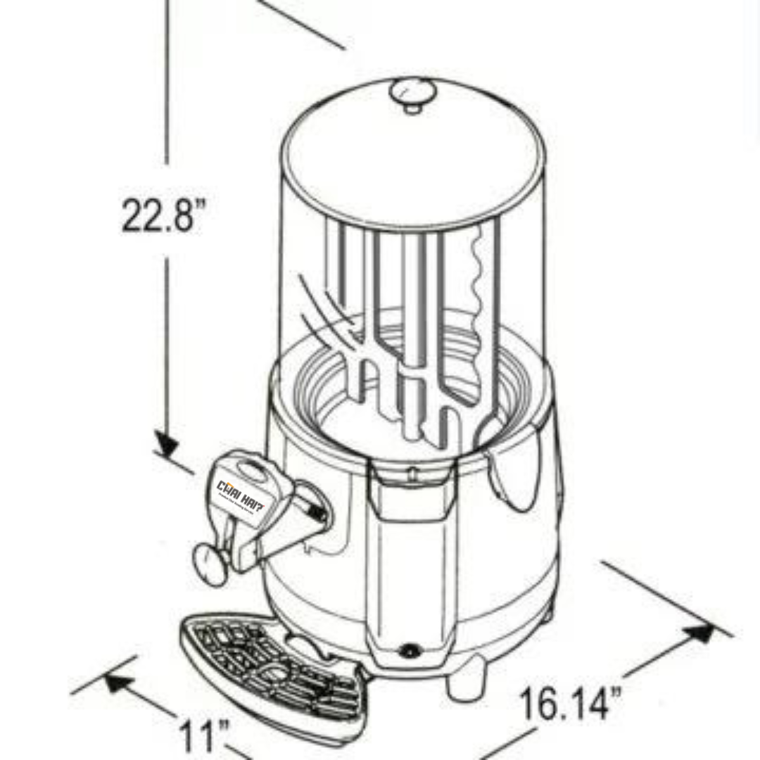 Sketch for instant tea dispenser from chai hai