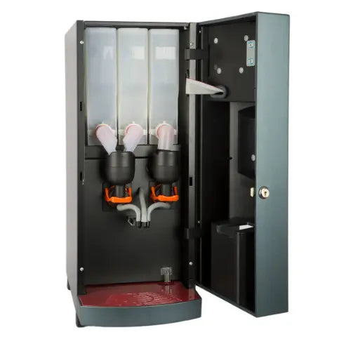 a chai tea machine with multi flavour dispensers