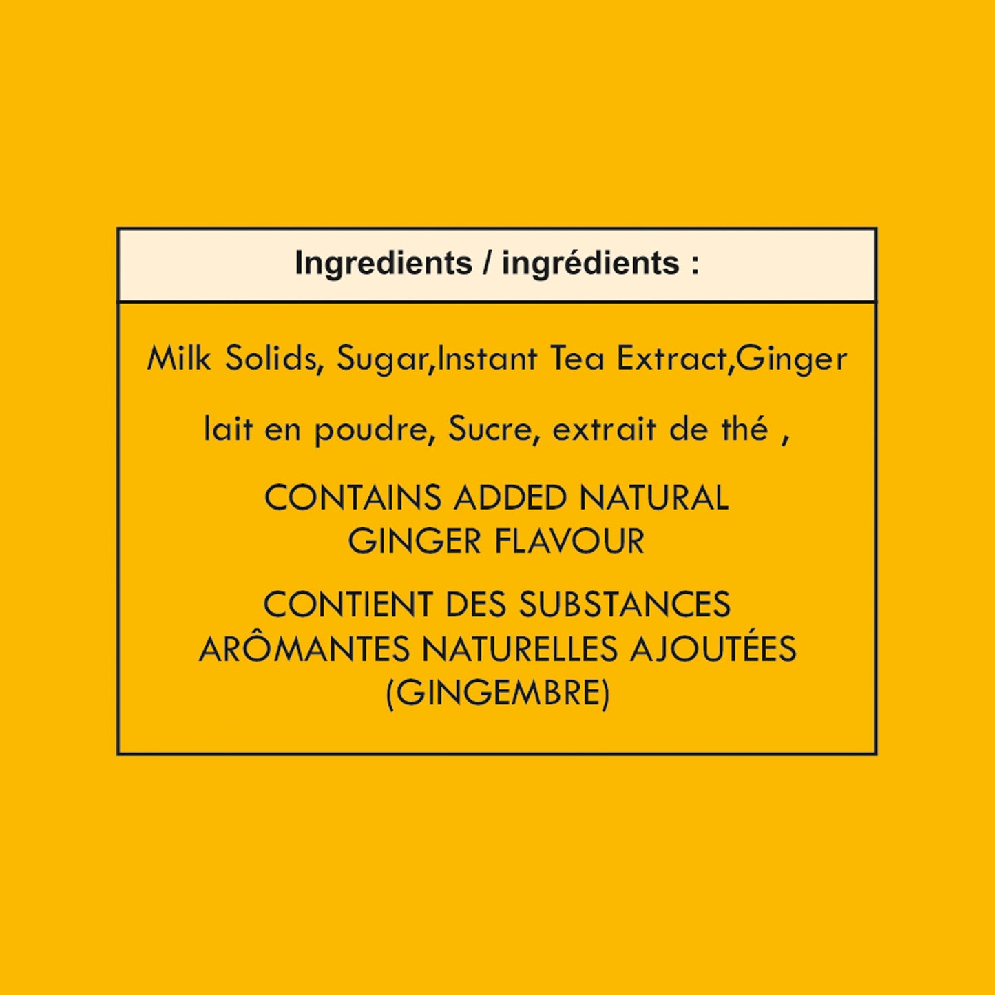 Ginger Chai Latte Instant Premix