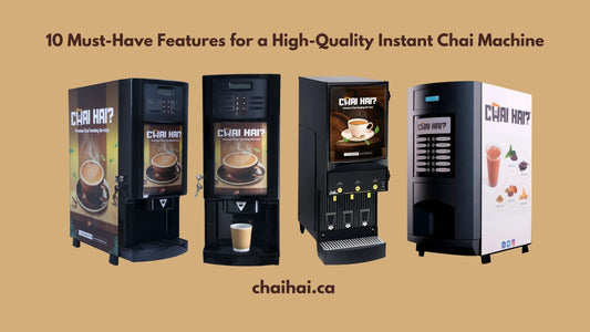 What to Check in an Instant Chai Dispenser Machine for Sale?