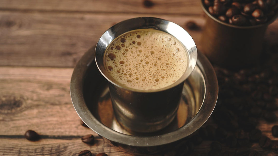 Authentic Indian Filter Coffee (Madras Coffee) by Chai Hai.  Experience the finest Indian Filter Coffee with Tweak Instant Coffee premium blend, crafted for a bold and flavourful taste. Discover the best South Indian coffee experience with Chai Hai today.