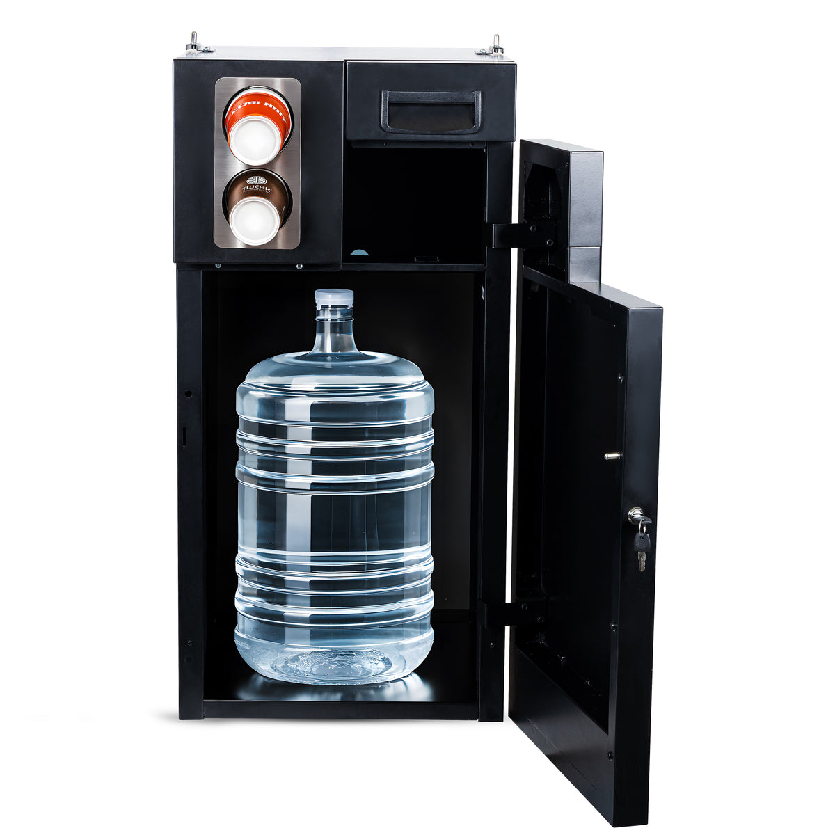 Base Station Cabinet with Cup Dispensers