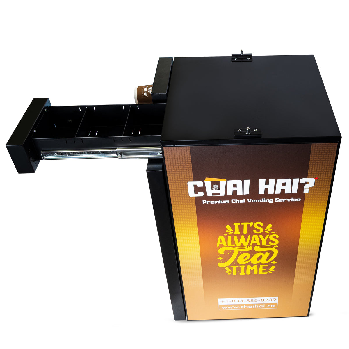 Base Station Cabinet with Cup Dispensers