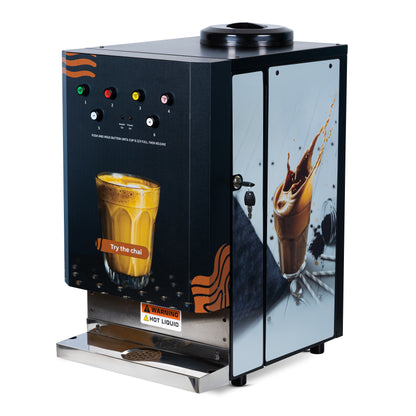 Instant Chai Vending Machine | 4 flavour options (Push Button)