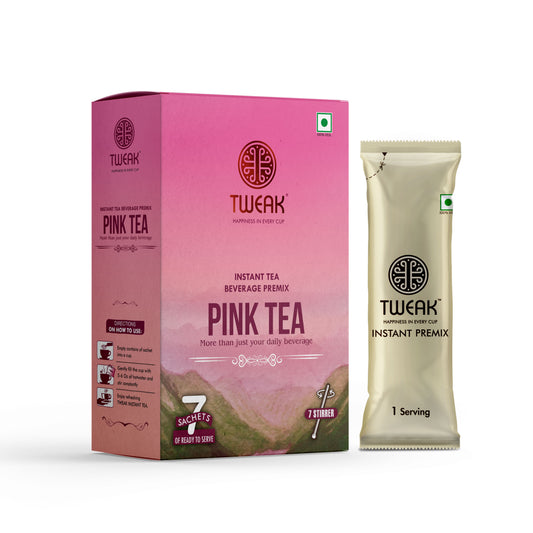 Kashmiri Pink Chai Instant Premix Sachet (7pc x 20g)