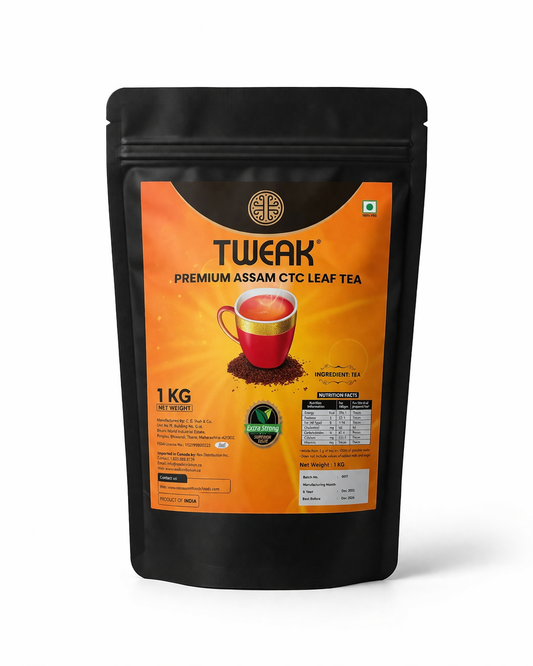 Tweak CTC Assam Tea (black tea leaf) 1 KG Signature Collection