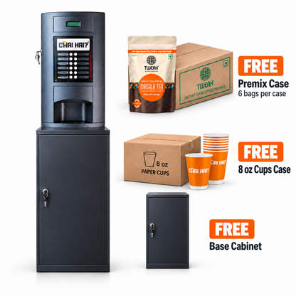 Commercial Chai Machine Starter Bundle – 4 Flavour