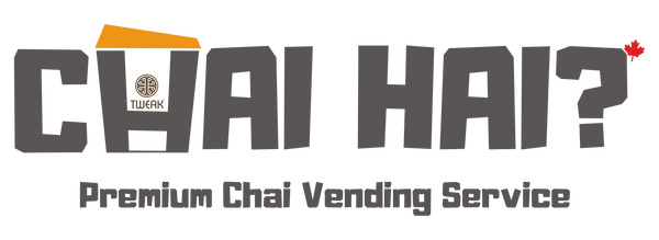 Chai Hai logo with text premium chai vending service