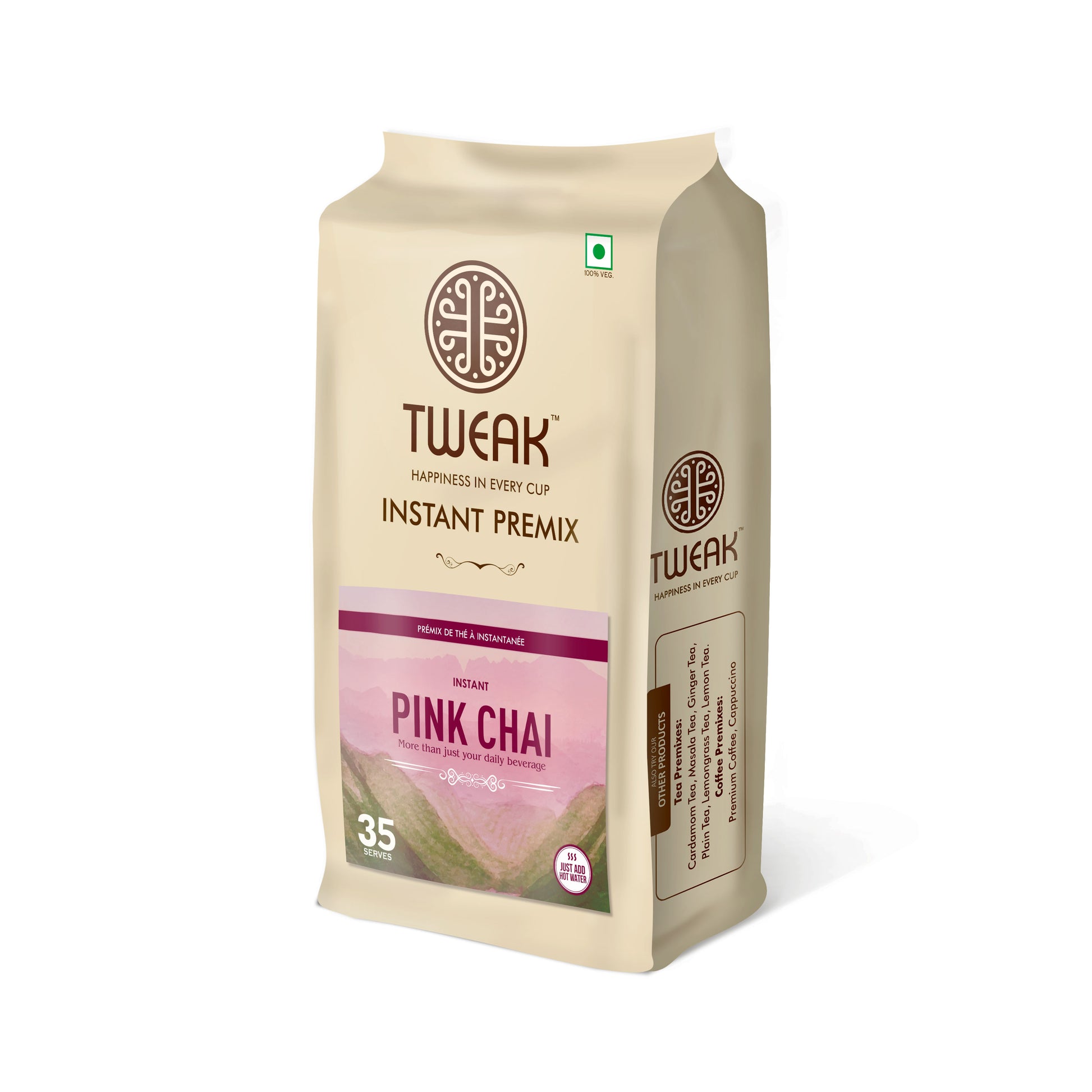 Tweak Pink Tea 2lb front bag 