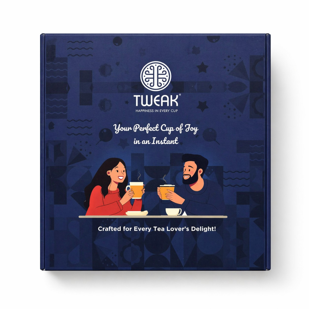 Tweak Instant Chai Sampler Pack – 6 Flavours (12 Sachets)