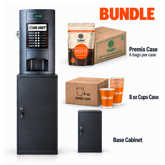 Commercial Chai Machine Starter Bundle – 4 Flavour
