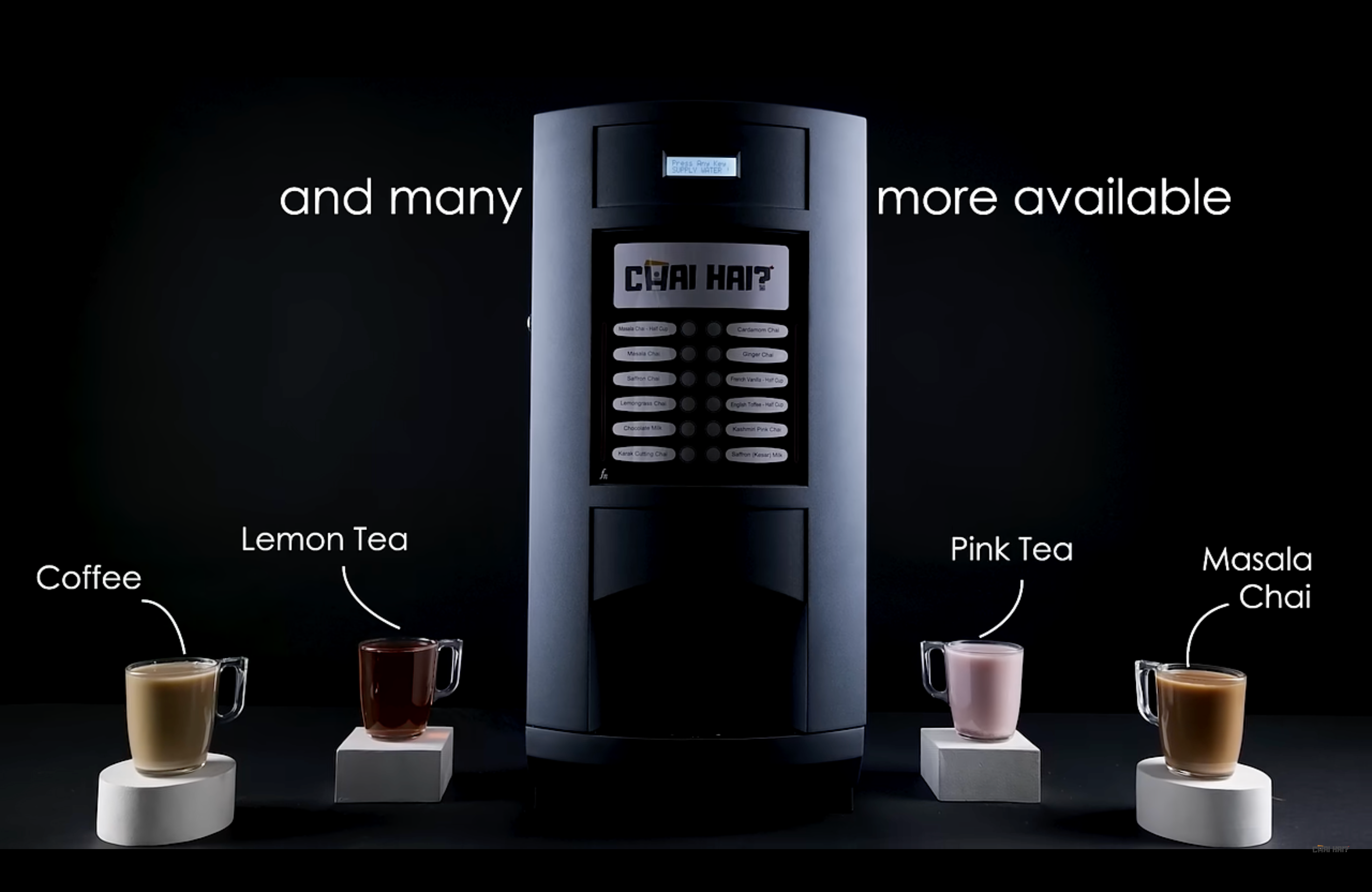 Load video: Chai Hai Chai Chai Dispensing Machine Video Ad